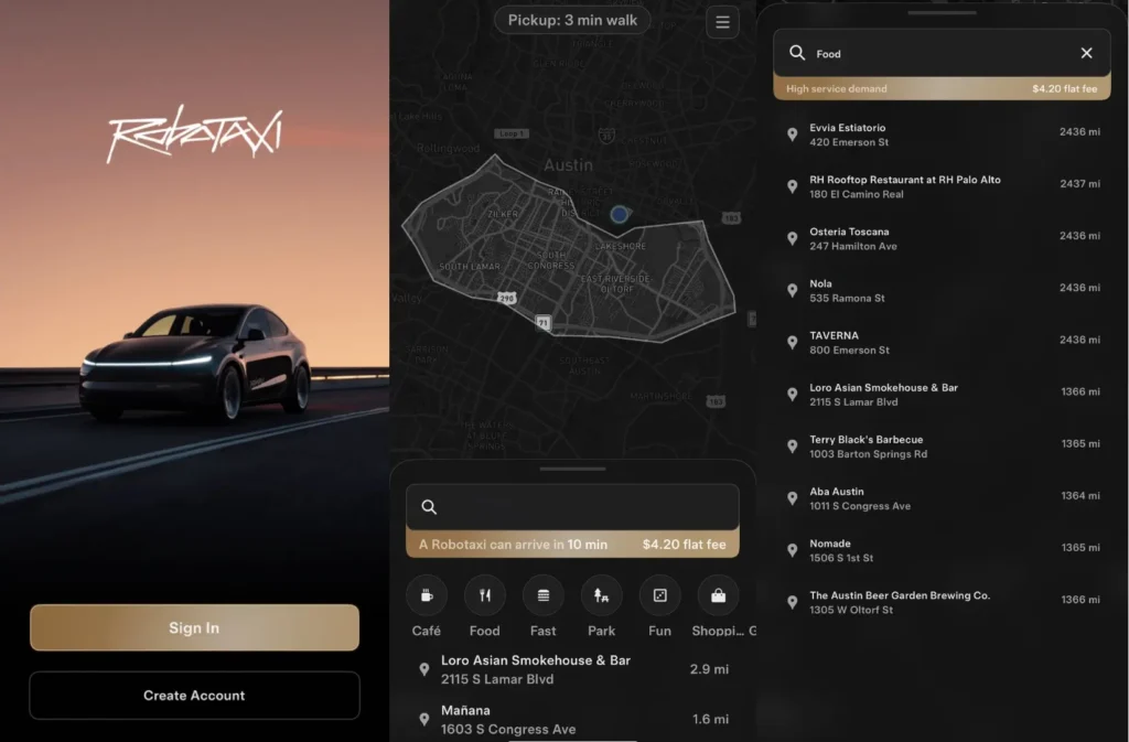 Tesla Robotaksi Hizmetini Austin’de Başlattı