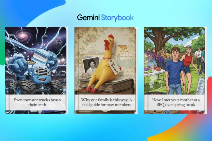 Gemini Storybook Tanıtıldı: Tek Komutla Resimli ve Sesli Masal Kitabı Oluşturun